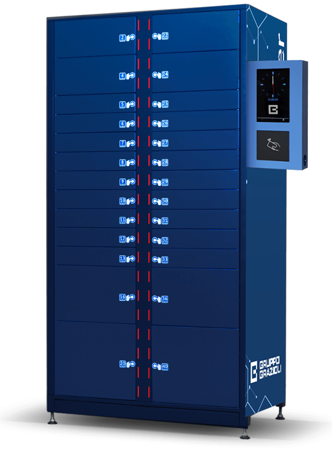 Distributore automatico forniture. Tool Management. Vending Machine. Gruppo Grazioli. Brescia